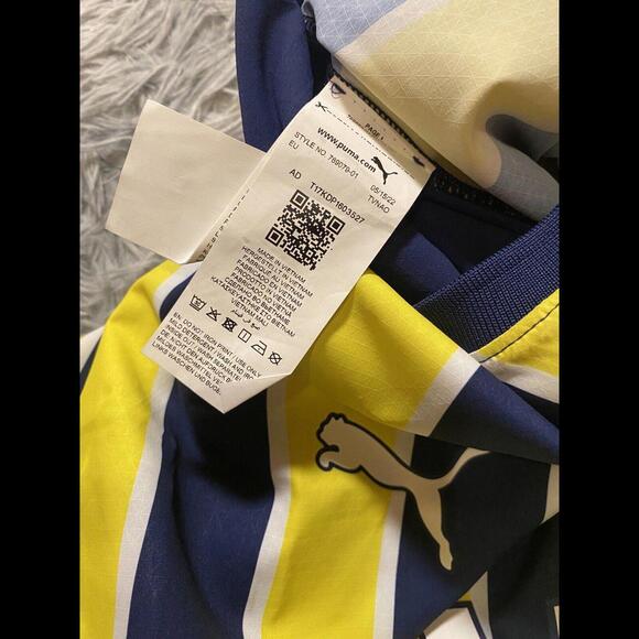 FENERBAHCE 2022/23 PRO VERSION HOME Match Issue Jersey+Shorts Super Lig Turkey - Picture 8 of 9